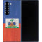Haitian Flag Distressed Galaxy Z Fold6 Skin